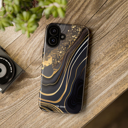 Elegant Gold Streams - iPhone Case