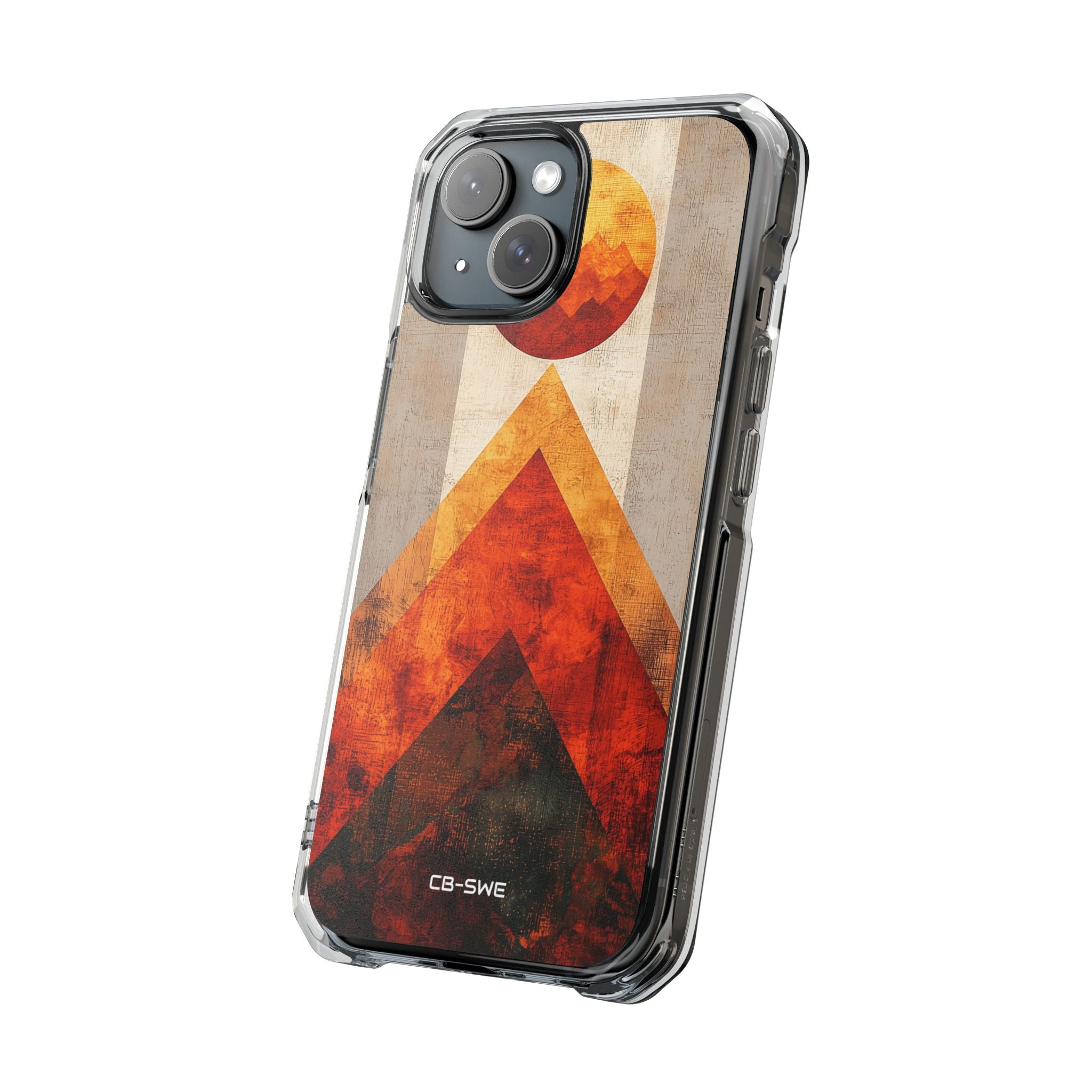 Sun Embraces Mountains iPhone Case - Impact