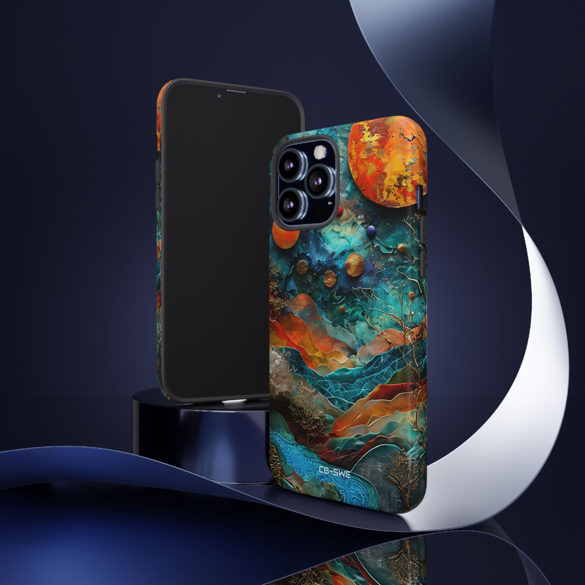 Celestial Wonders Unfold - iPhone Case