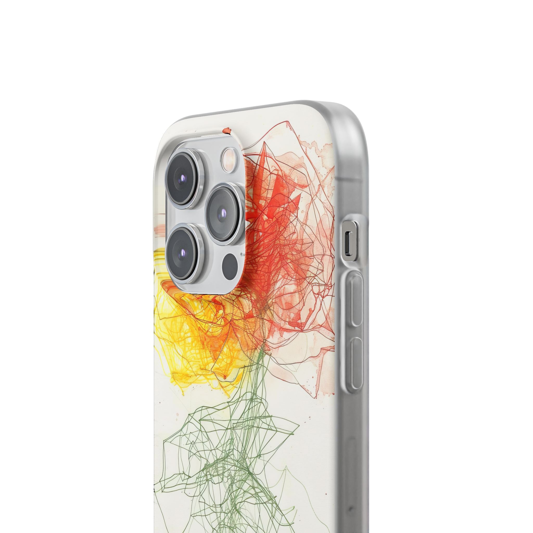 Fiery Blossom | Flexible Phone Case for iPhone