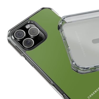 Olive Drab iPhone 16 - Clear Impact Phone Case