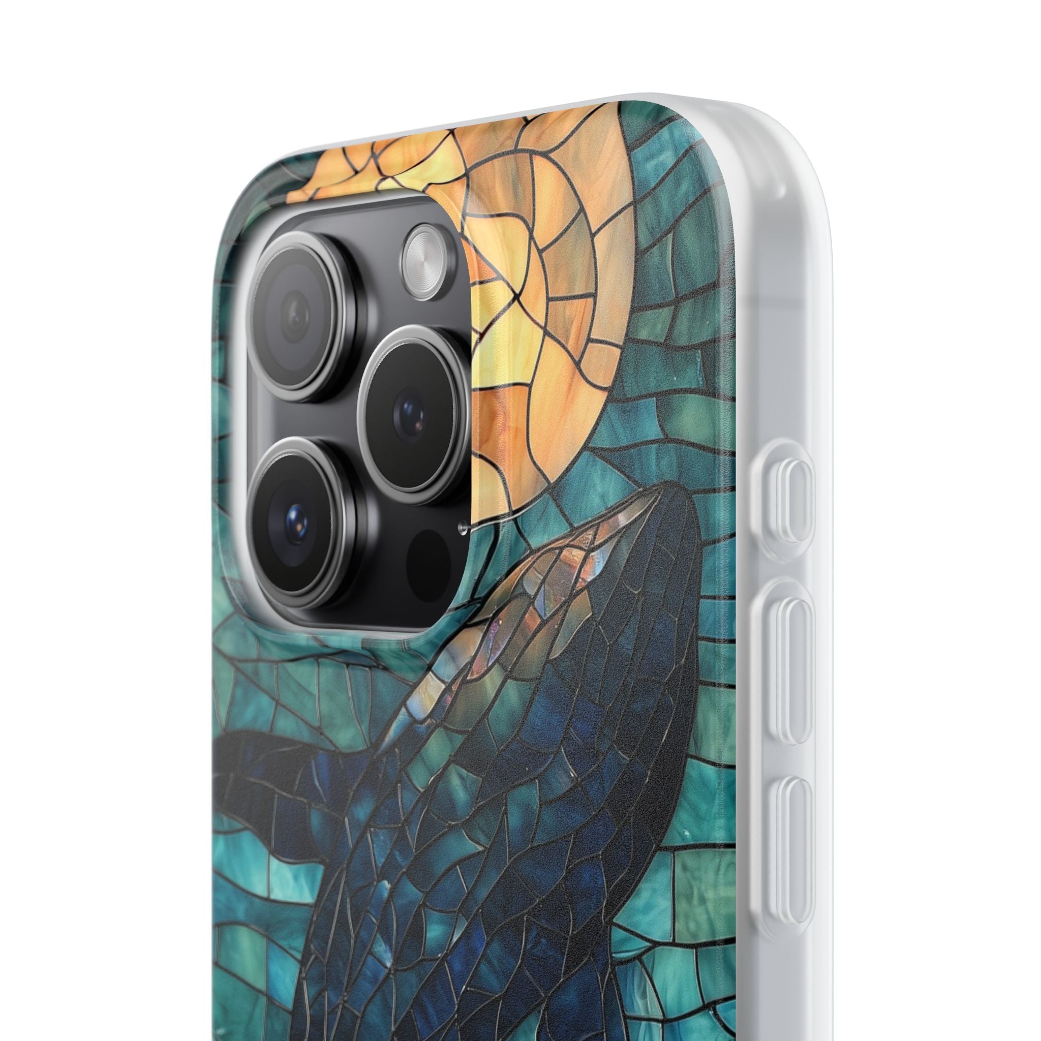 Celestial Whale iPhone 15 Pro Case - Soft