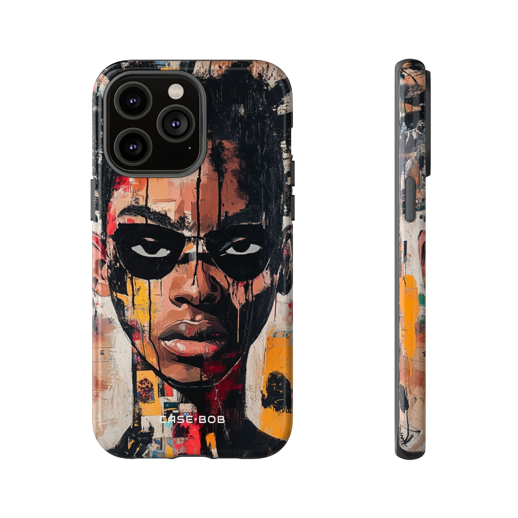 Masked Portrait Drips iPhone 14 Pro Max Case - Tough