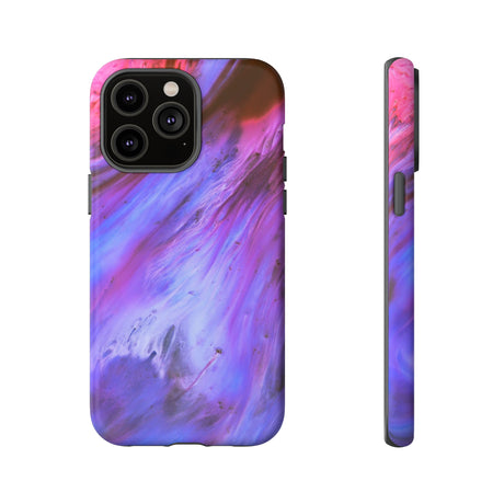 Purple Cosmos Ink Art iPhone Case (Protective) iPhone 14 Pro Max Matte Phone Case