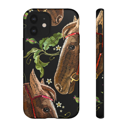 Horse Drawing - Protective Phone Case