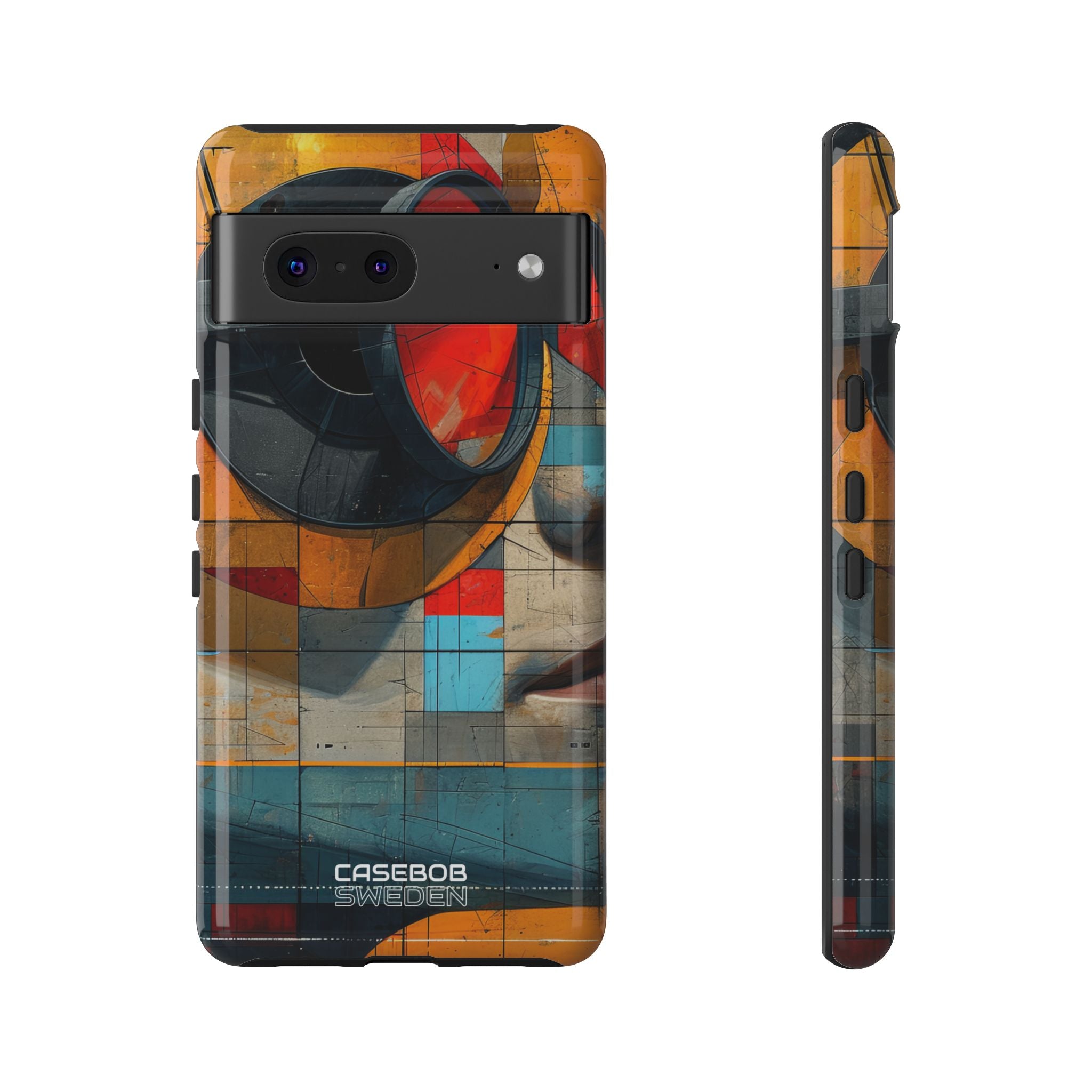 Futuristic Cubist Visions Google Pixel 7 - Tough