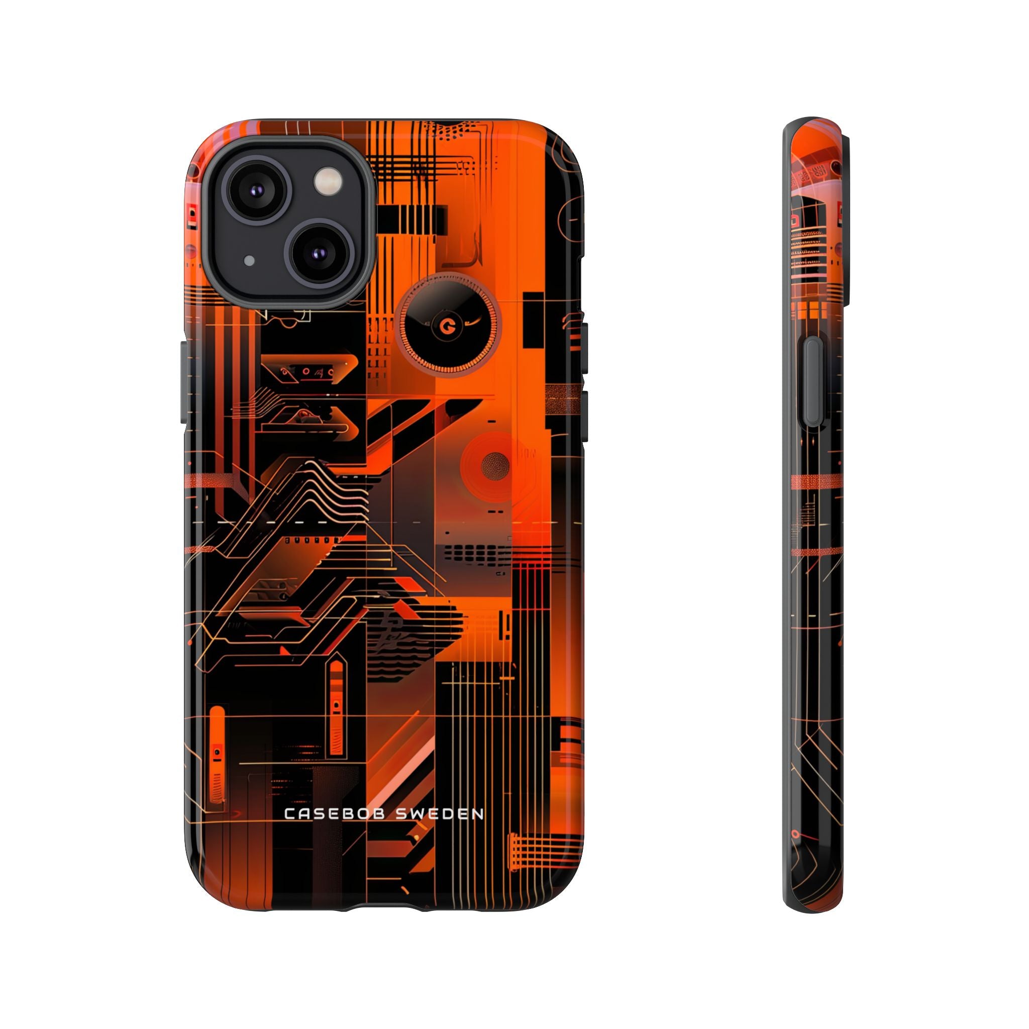 Gradient Circuitburst iPhone 14 - Tough Phone Case