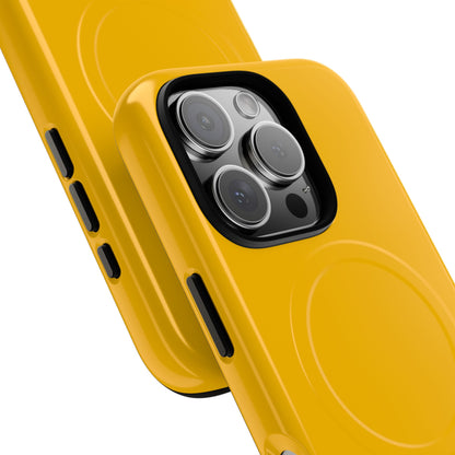 Amber Yellow - Tough + MagSafe® iPhone 16 Phone Case