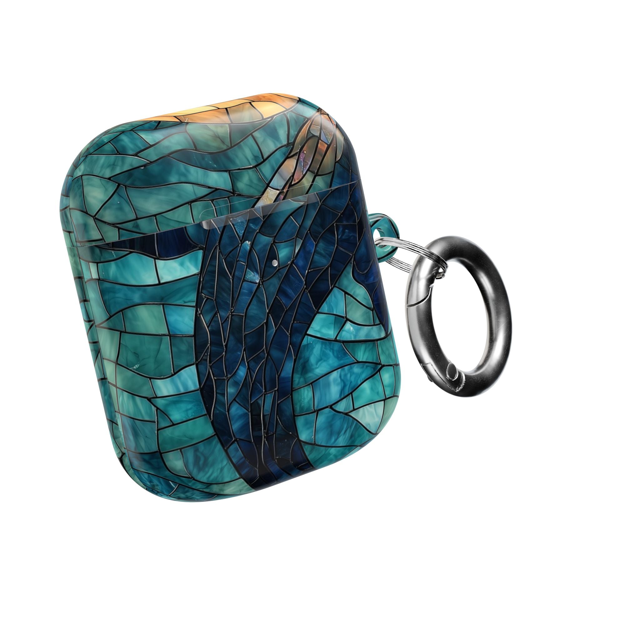 Blue Whale Mosaic - AirPods Case