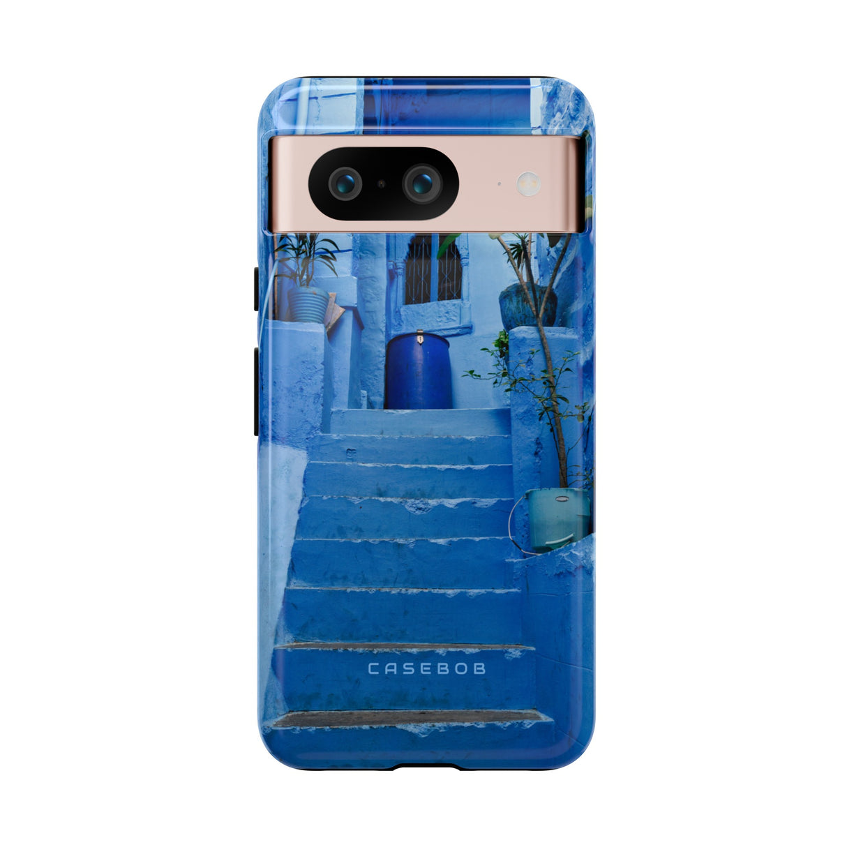 Blue City Morocco - Protective Phone Case