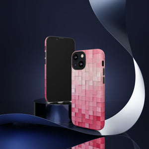 Pink Gradient Mosaic - Protective Phone Case