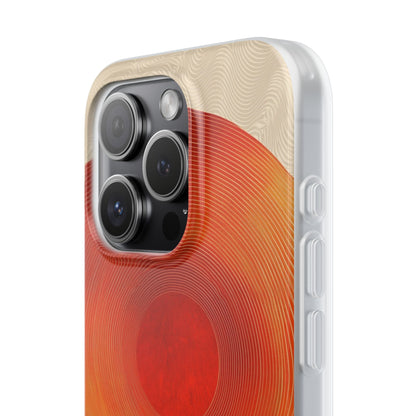 Sunburst Swirl iPhone 15 Pro Case - Soft