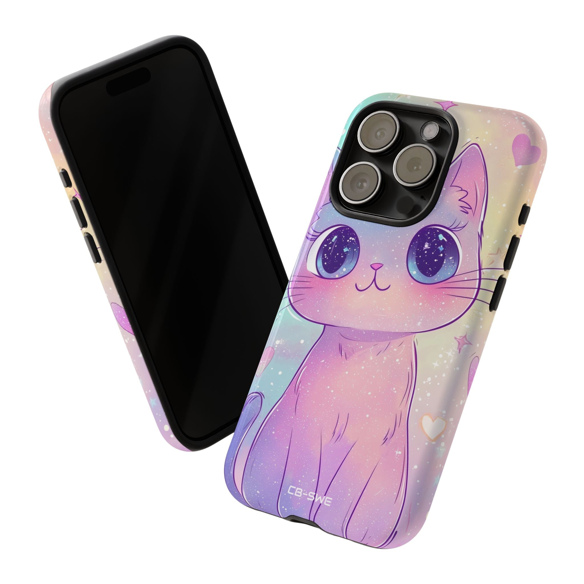Sparkling Cat Smiles - iPhone Case