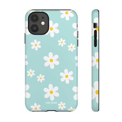 Daisies On Blue - iPhone Case