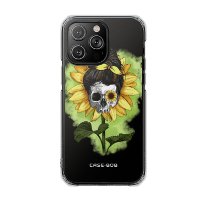 Sunflower Skull iPhone 14 Pro Max Case - Impact