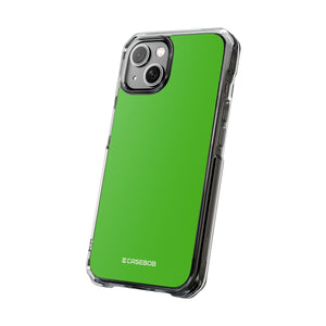 Kelly Green | Phone Case for iPhone (Clear Impact Case - Magnetic)