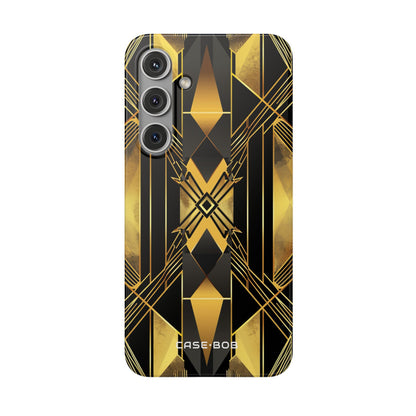 Golden Diamond Radiance Samsung S24 Plus Case - Soft