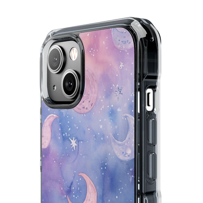 Celestial Dreamscape - Clear Impact iPhone 14 Phone Case