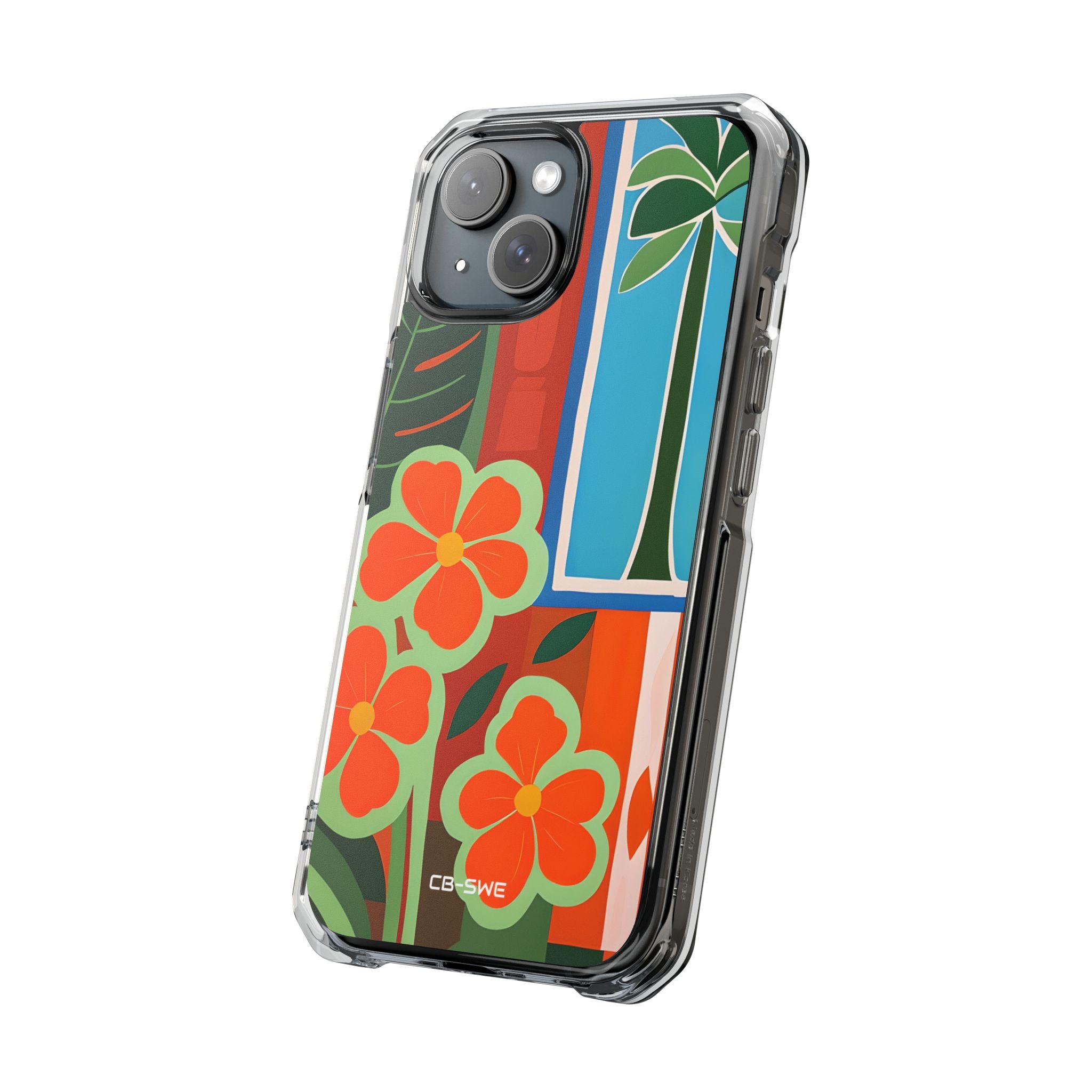Tropical Geometry Harmony iPhone Case - Impact