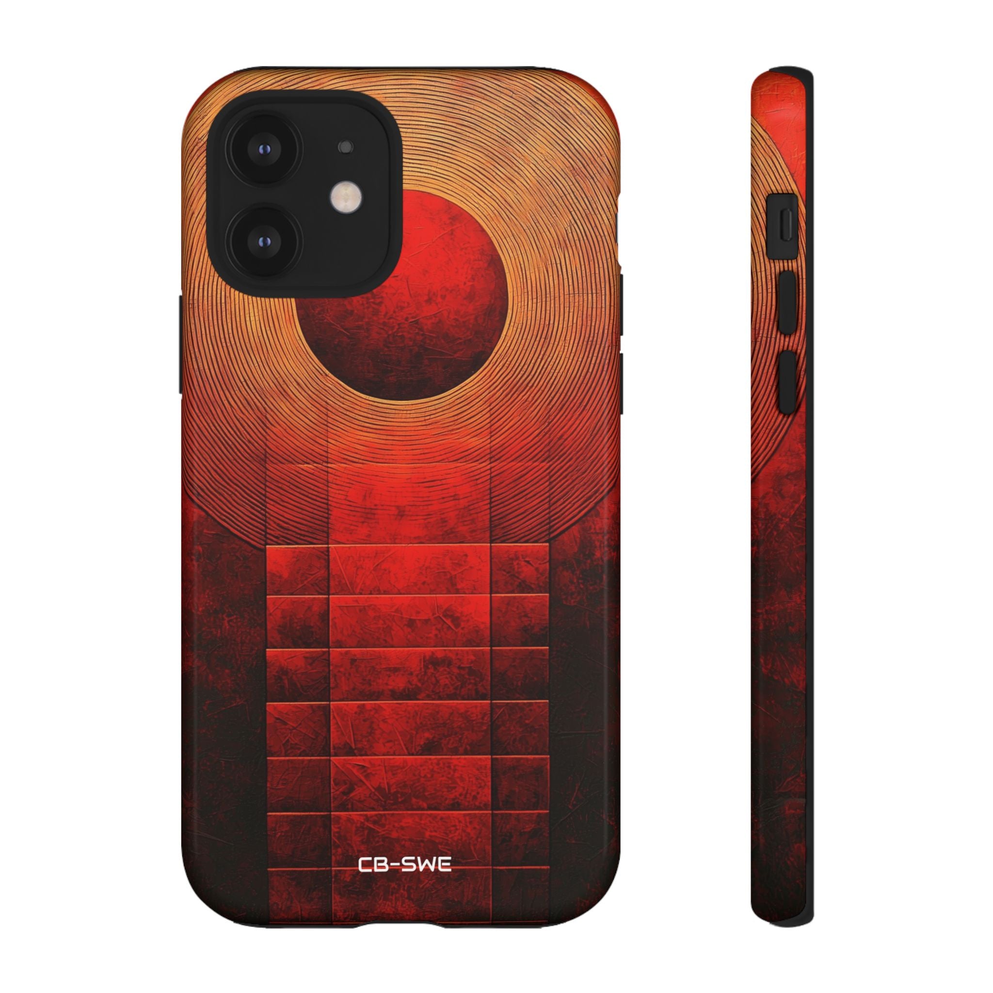 Circular Convergence Glows - iPhone Case