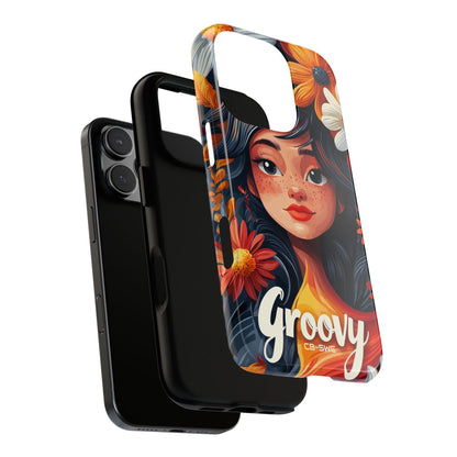 Floral Girl Smiles - iPhone Case