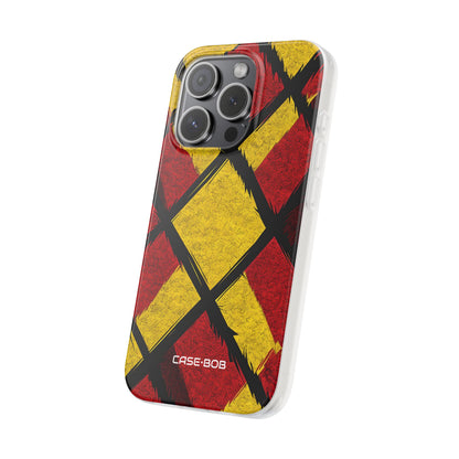 Vibrant Geometric Diamonds iPhone 15 Pro - Soft Case