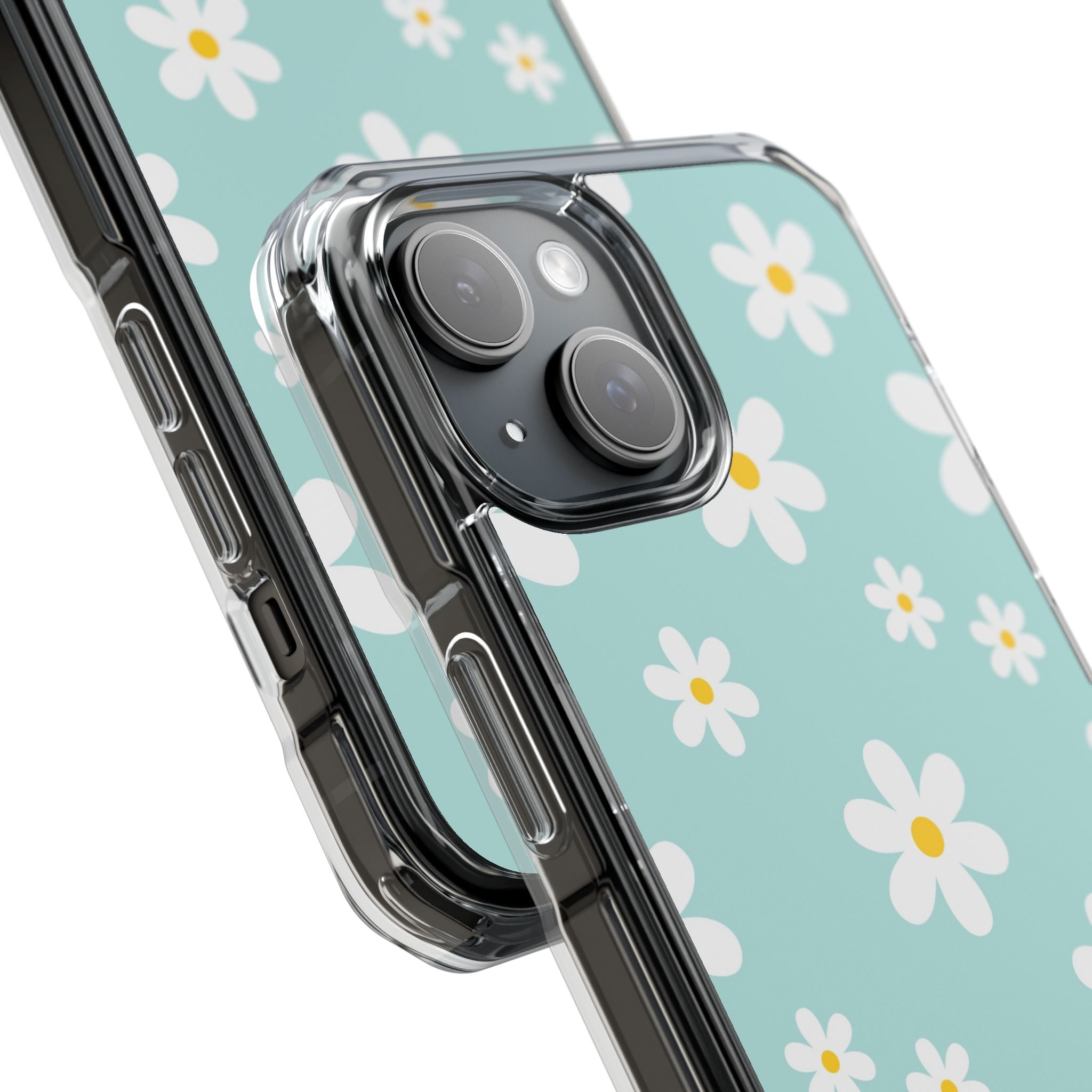 Daisies On Blue iPhone Case - Impact