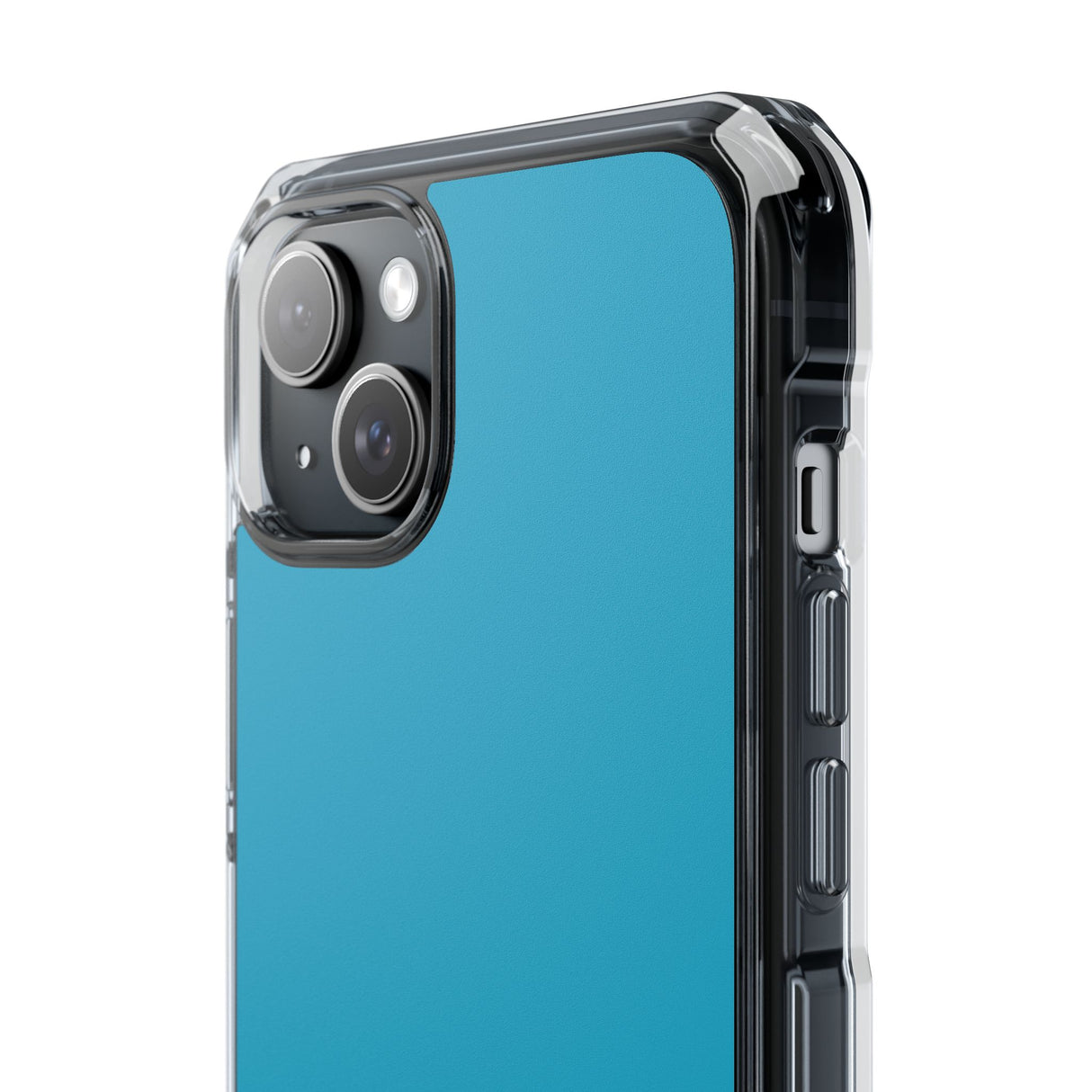 Pacific Blue | Handyhülle für iPhone (Clear Impact Case – magnetisch) 