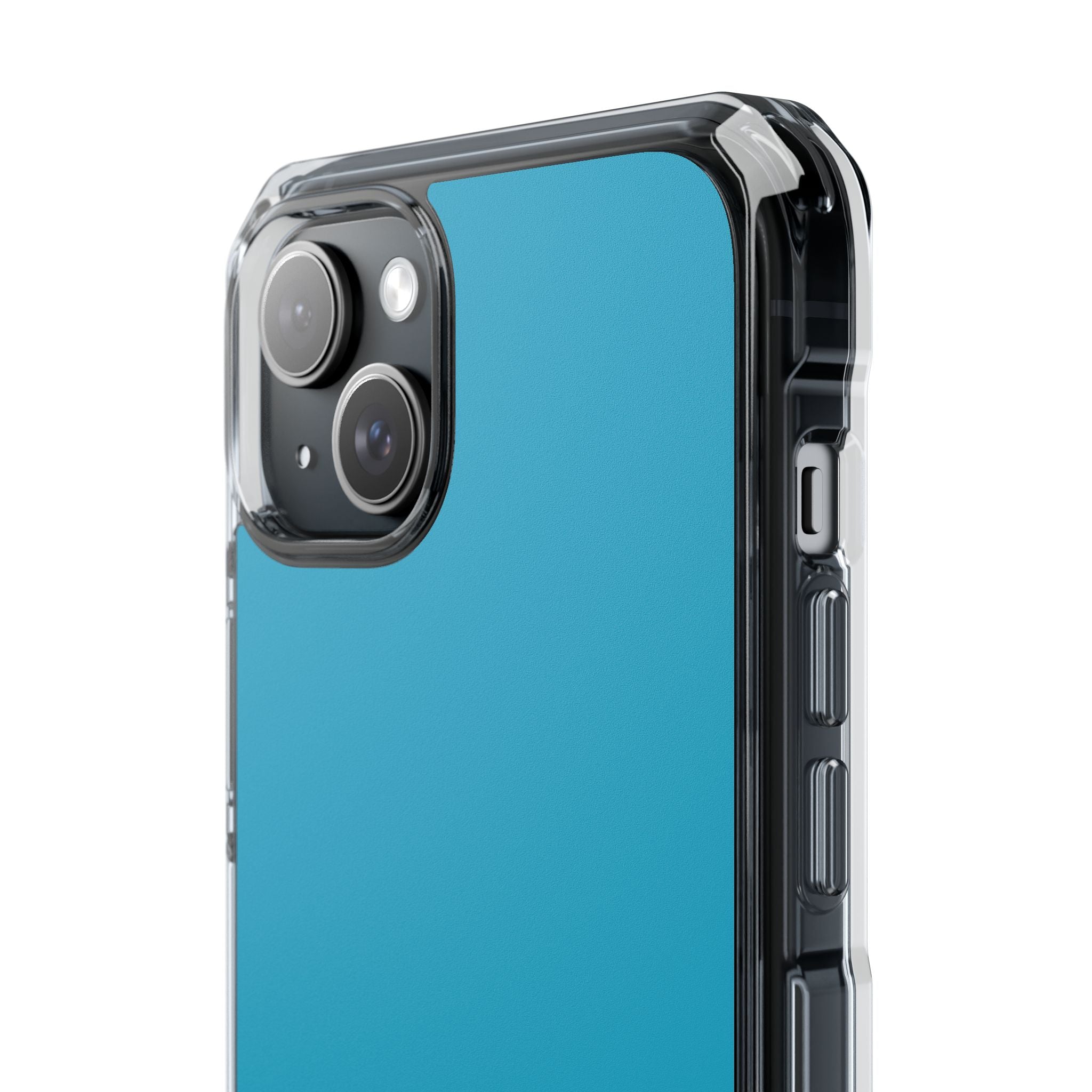 Pacific Blue - Clear Impact Case for iPhone