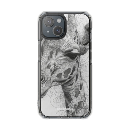 Monochrome Giraffe - Phone Case for iPhone