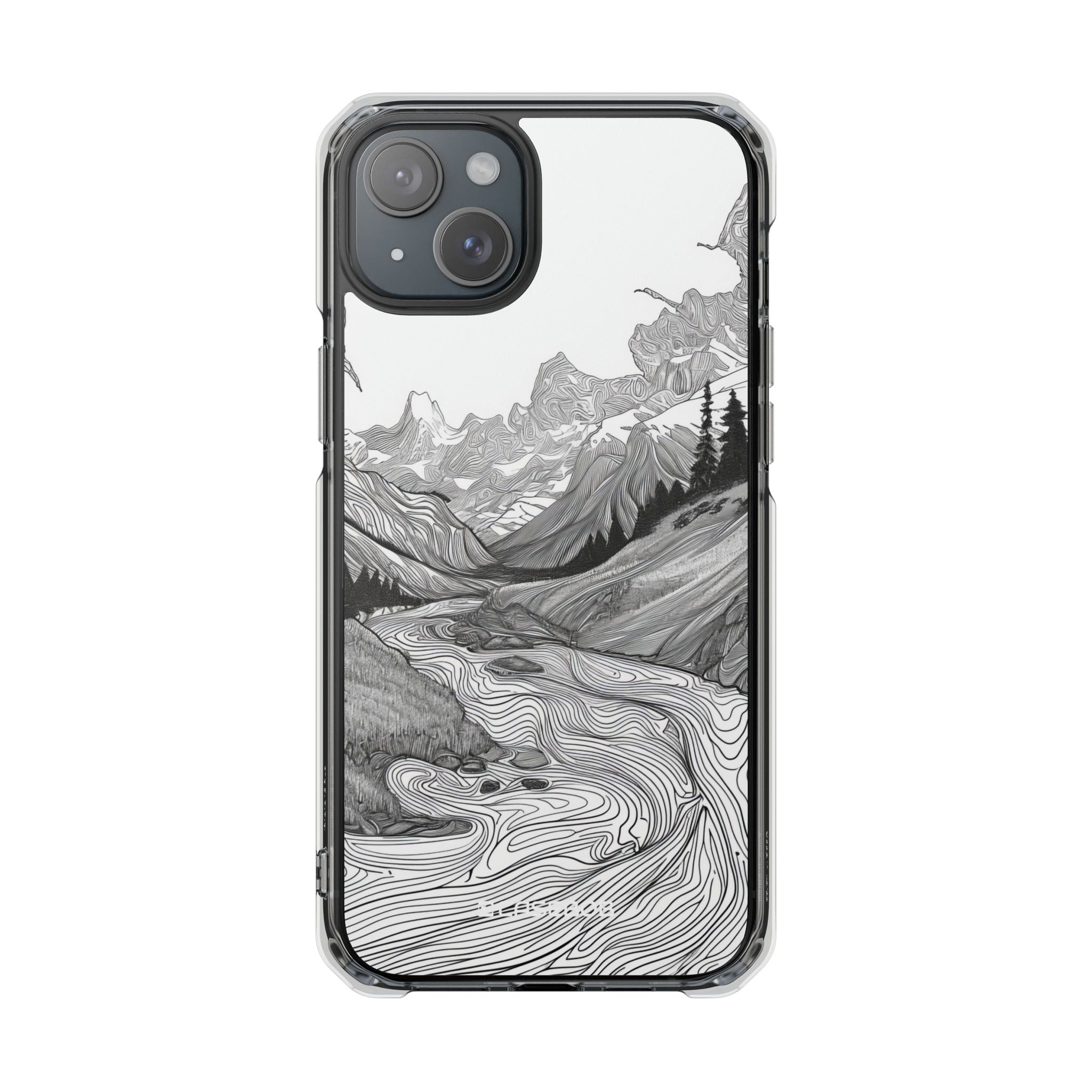 Monochrome Serenity - Phone Case for iPhone