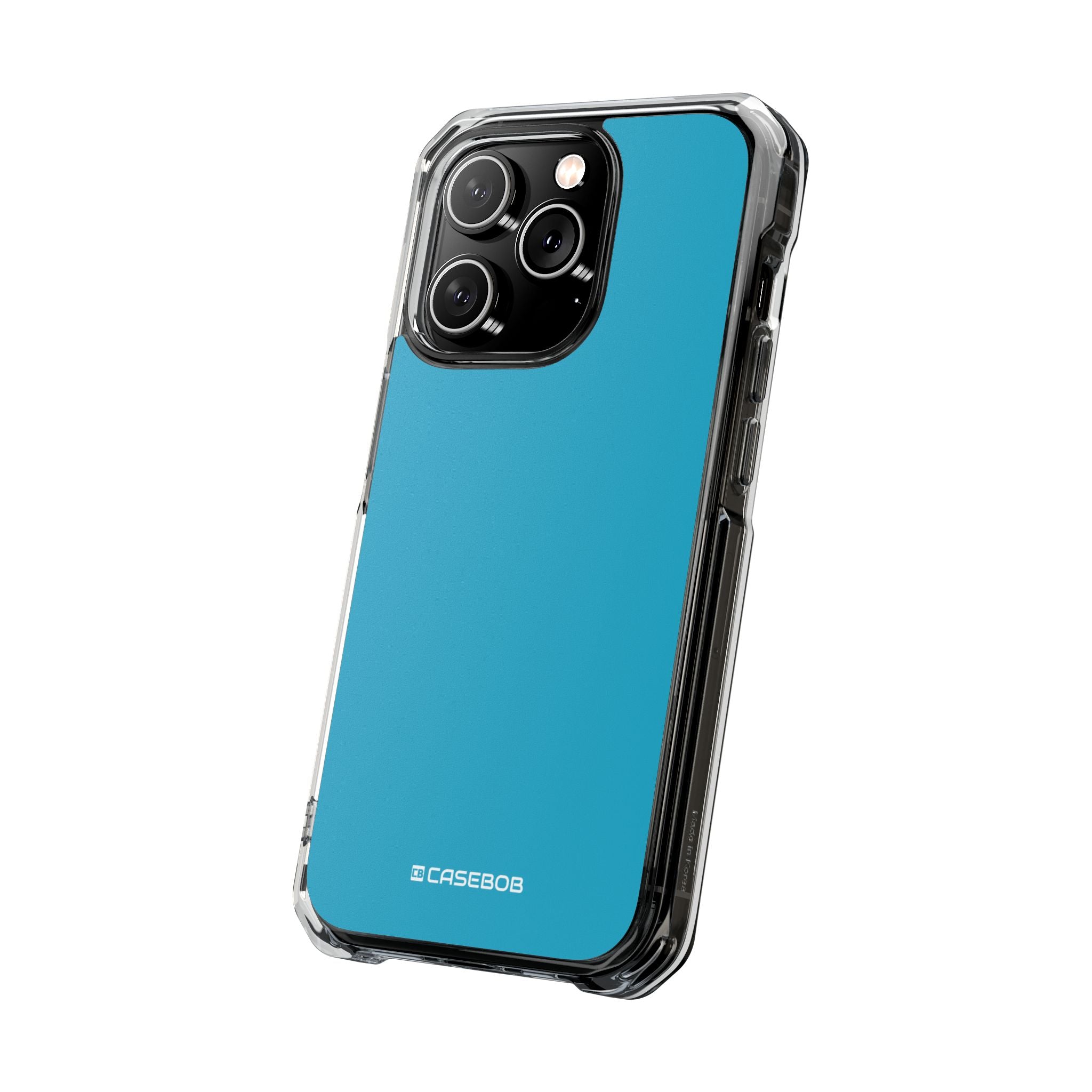 Pacific Blue - Clear Impact Case for iPhone