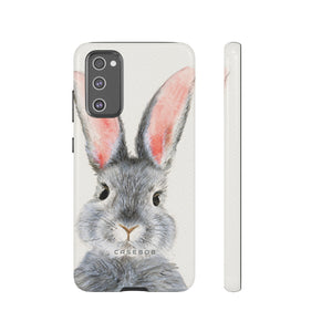 Watercolor of Fluffy Rabbit - Protective Phone Case