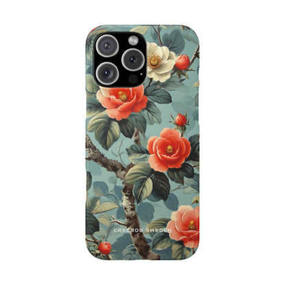 Vintage Floral Romance iPhone 16 - Slim Phone Case