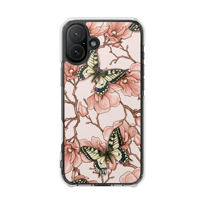 Butterflies and Magnolias Harmony iPhone Case - Impact