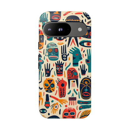 Vivid Faces Google Pixel 9 Case - Tough