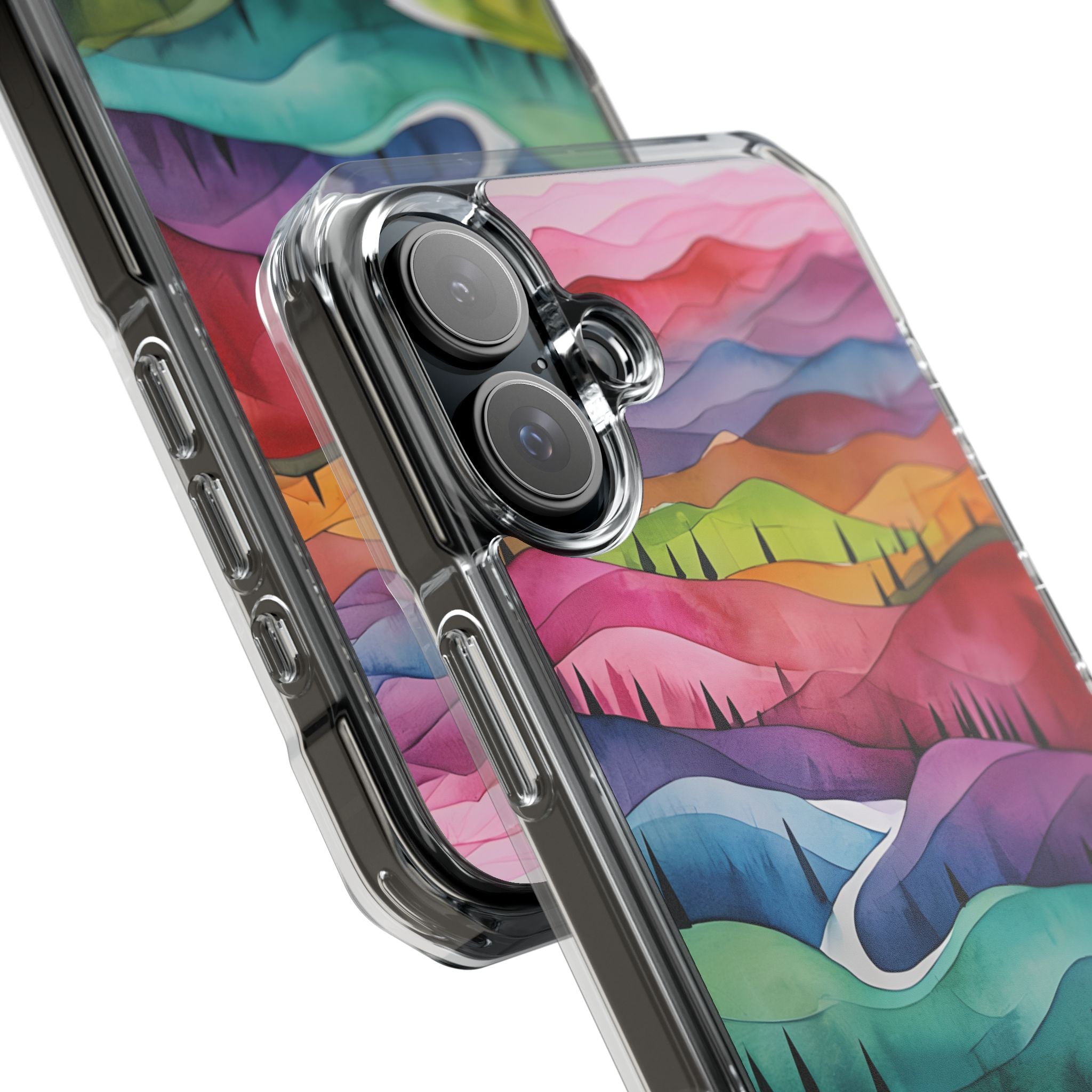 Whimsical Colorful Valleys iPhone Case - Impact