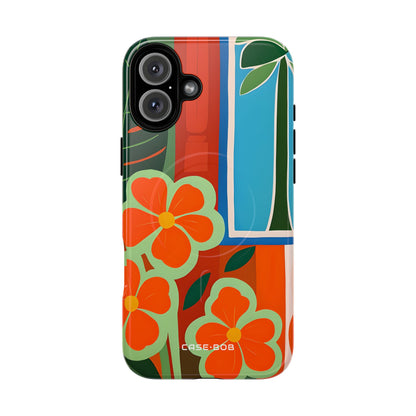 Orange Blossom Burst iPhone 16 Plus Case - Tough+