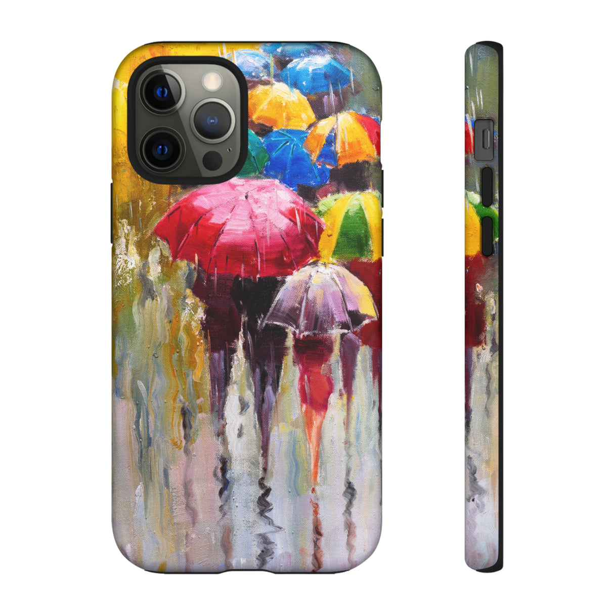 Oil Painting - Rainy Day - Protective Phone Case