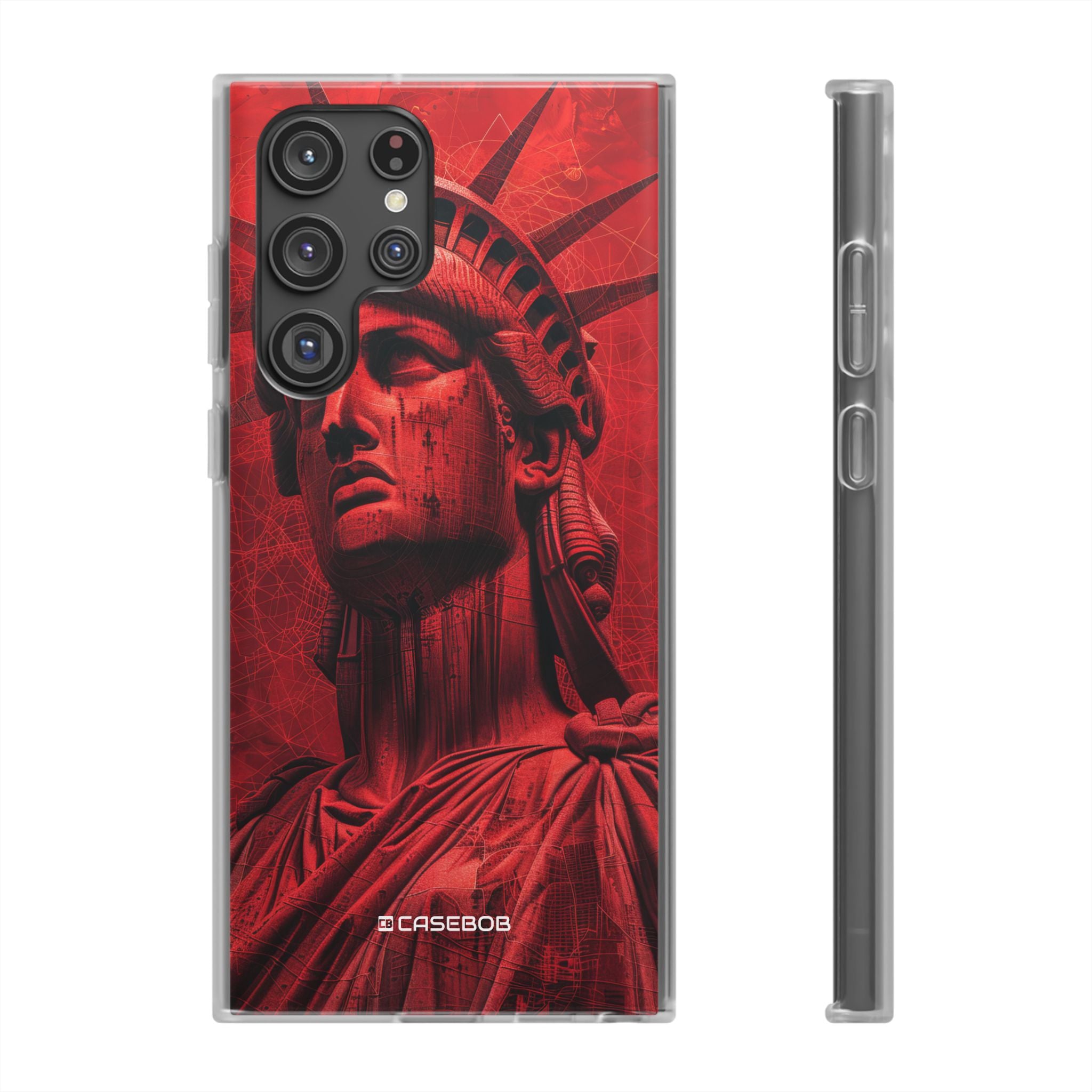 Red Liberty Revolution | Flexible Phone Case for Samsung Galaxy