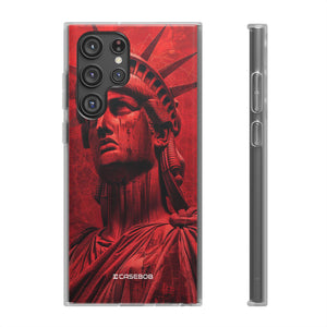 Red Liberty Revolution | Flexible Phone Case for Samsung Galaxy