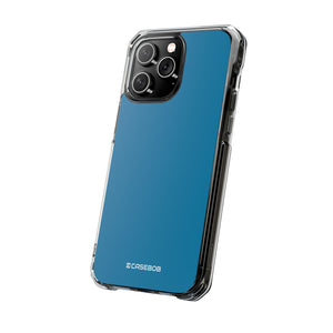 Cg Blue | Handyhülle für iPhone (Clear Impact Case – magnetisch)