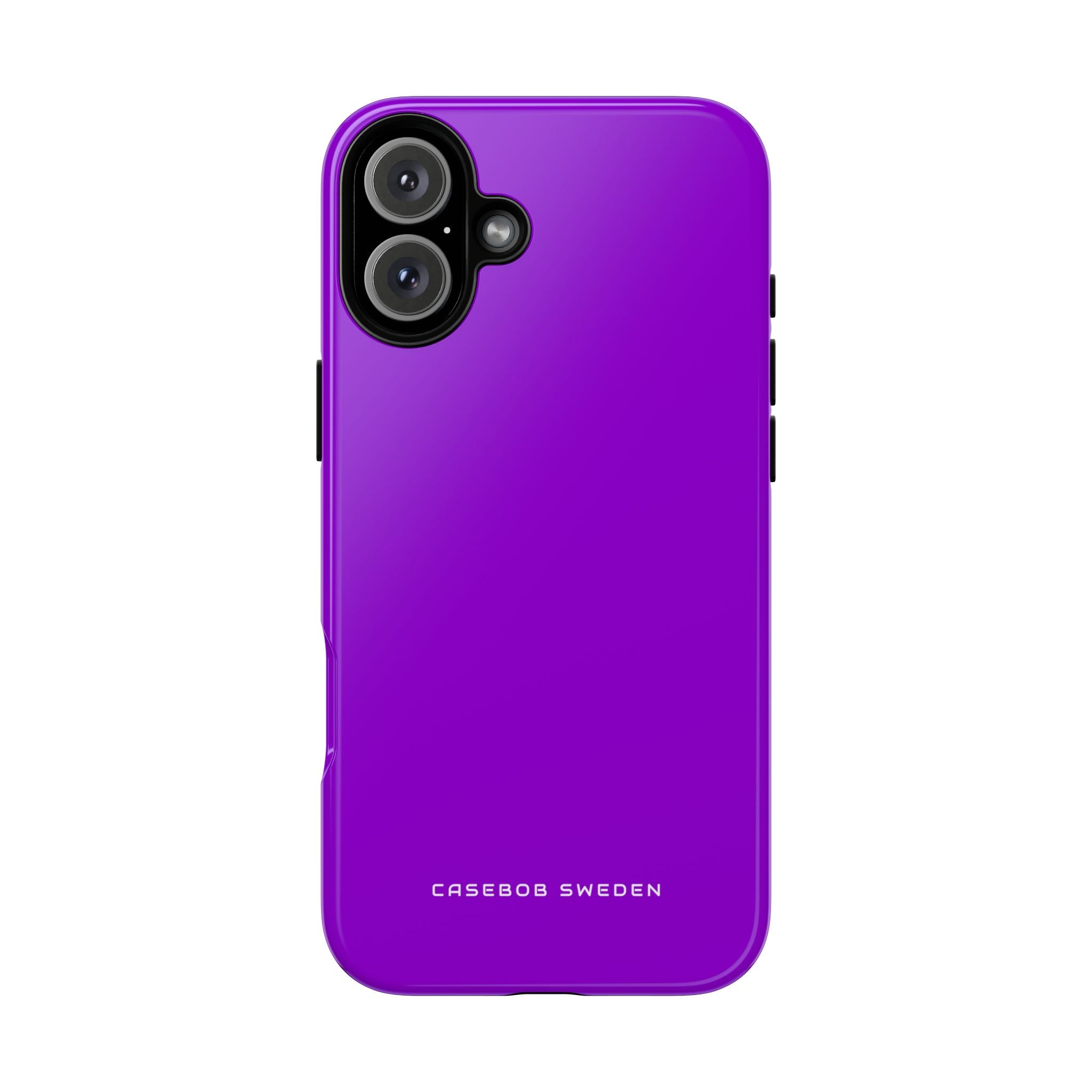 Dunkelviolettes iPhone 16 - Robuste Handyhülle