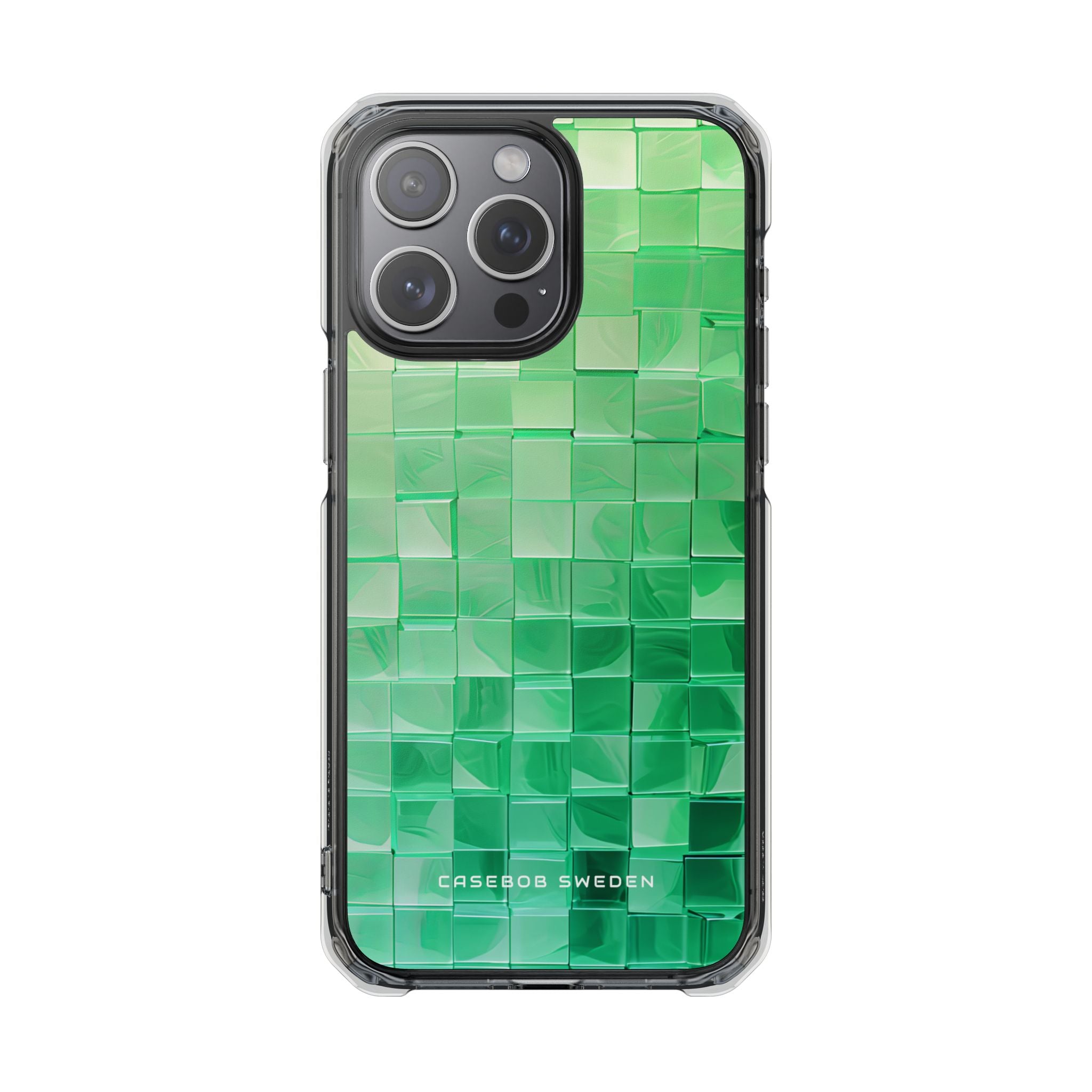 Gradient Verdegrid iPhone 15 - Clear Impact Phone Case