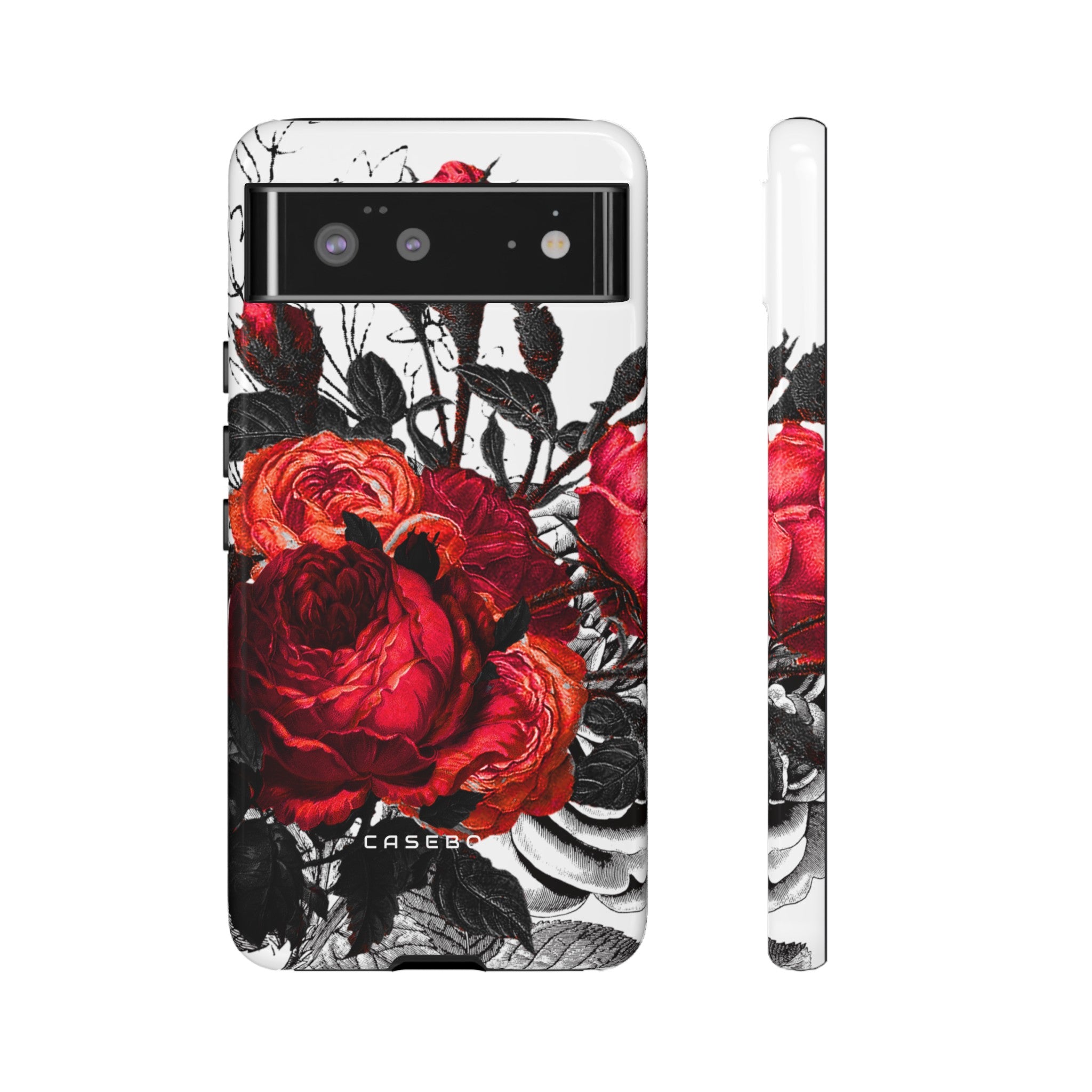 Serarose Gothic Flower - Protective Phone Case