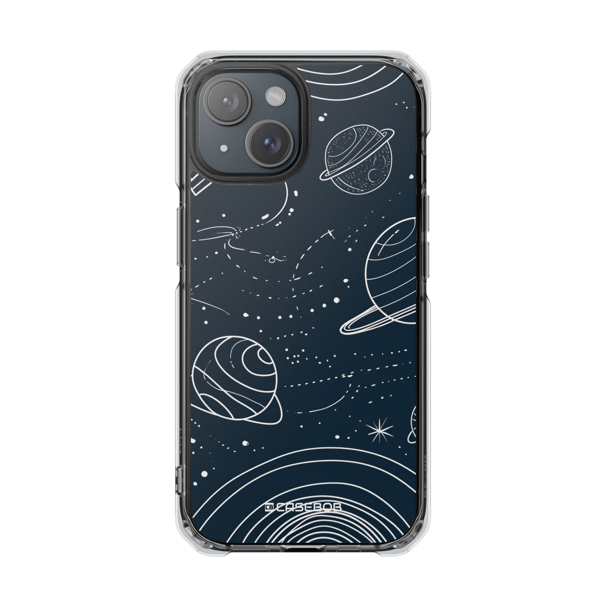 Cosmic Wanderer – Handyhülle für iPhone (Clear Impact – Magnetisch)