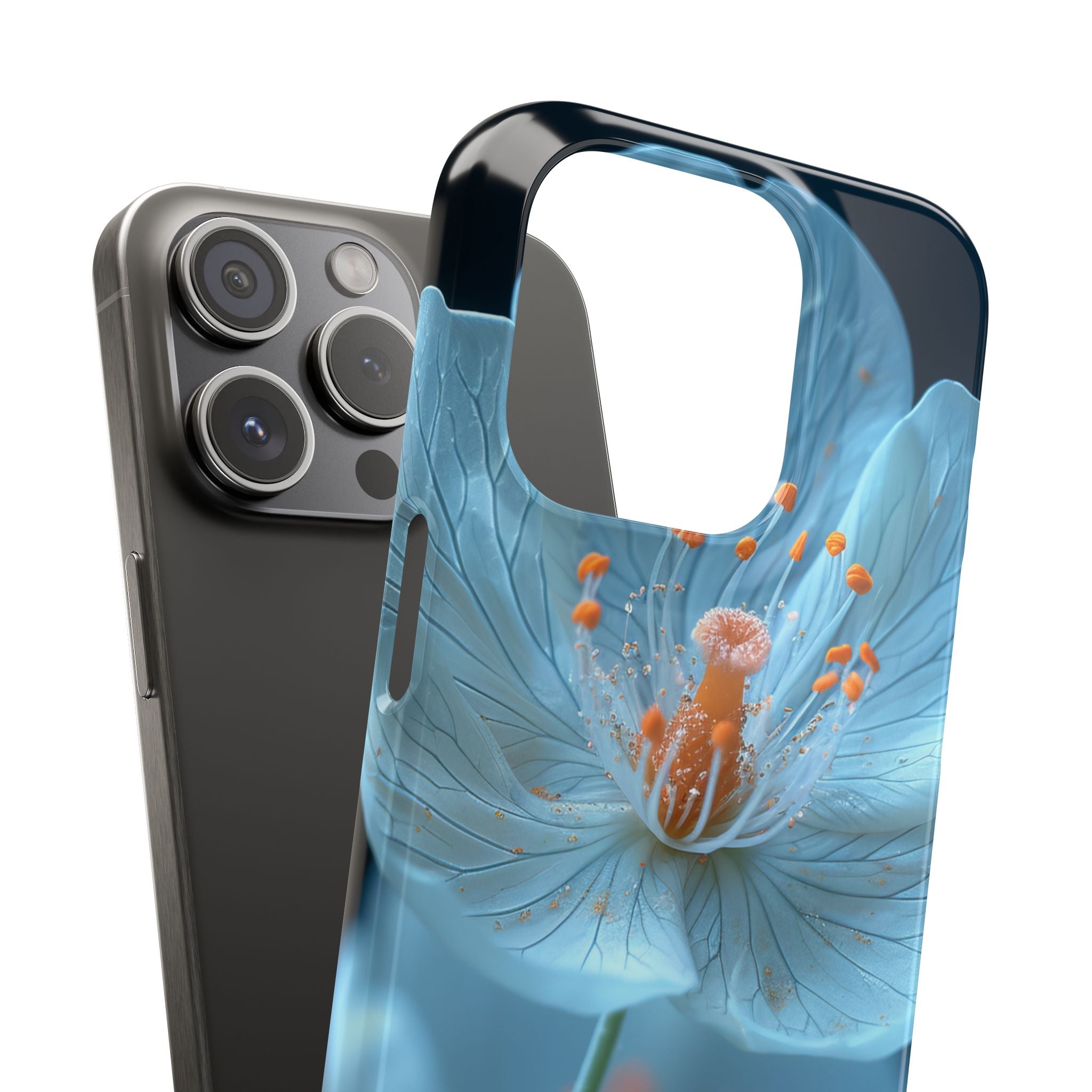 Luminous Flower Essence iPhone 15 - Slim Phone Case