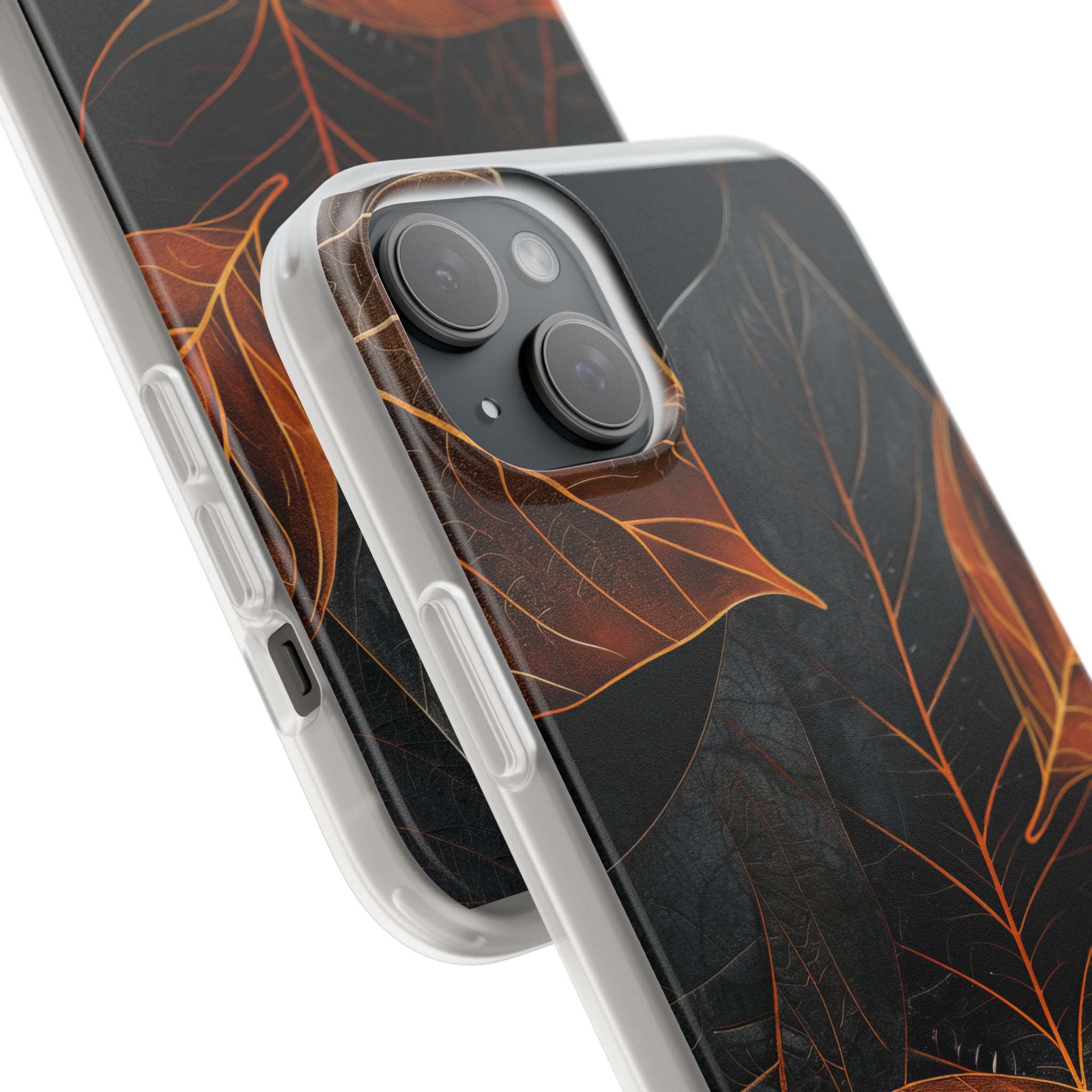 Autumn Leaf Elegance iPhone 15 - Flexi Phone Case