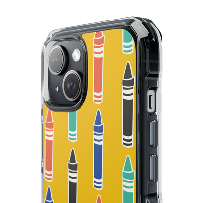 Crayons Dance Joyfully iPhone Case - Impact