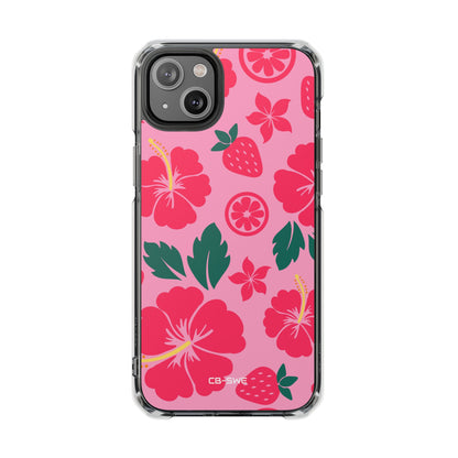 Tropical Hibiscus Harmony iPhone Case - Impact